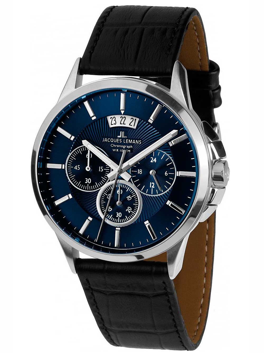 Jacques Lemans 1-1542G Sydney Chronograph Mens 42mm 10ATM