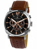 Jacques Lemans 1-1645K Lugano Chronograph Mens 46mm 10ATM