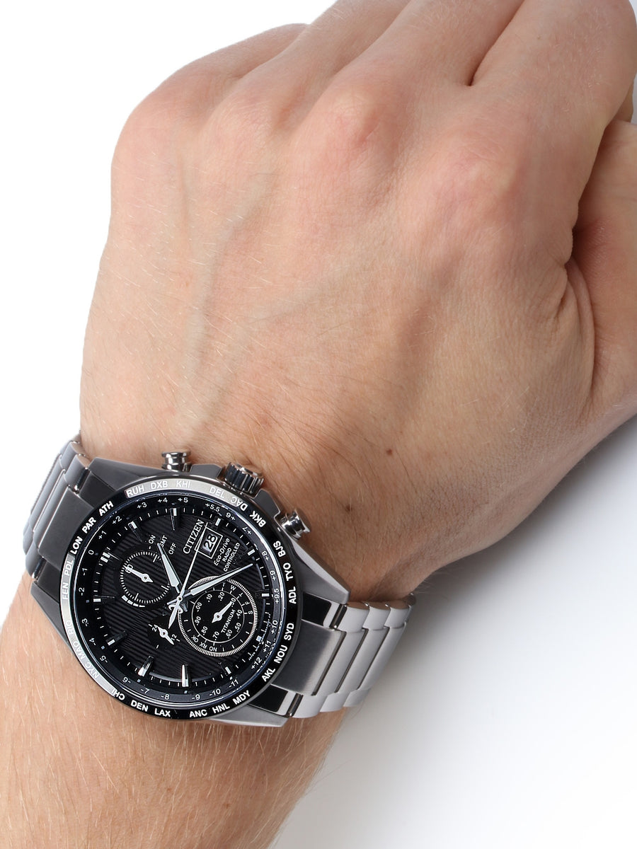Citizen Eco Drive Chronograph AT8154 82E 42mm 10ATM ROYALITA