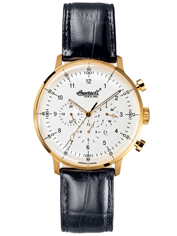 【全商品オープニング価格 特別価格】 Houston Ingersoll IN2816GWH ROYALITA – Automatic Watch Mens その他