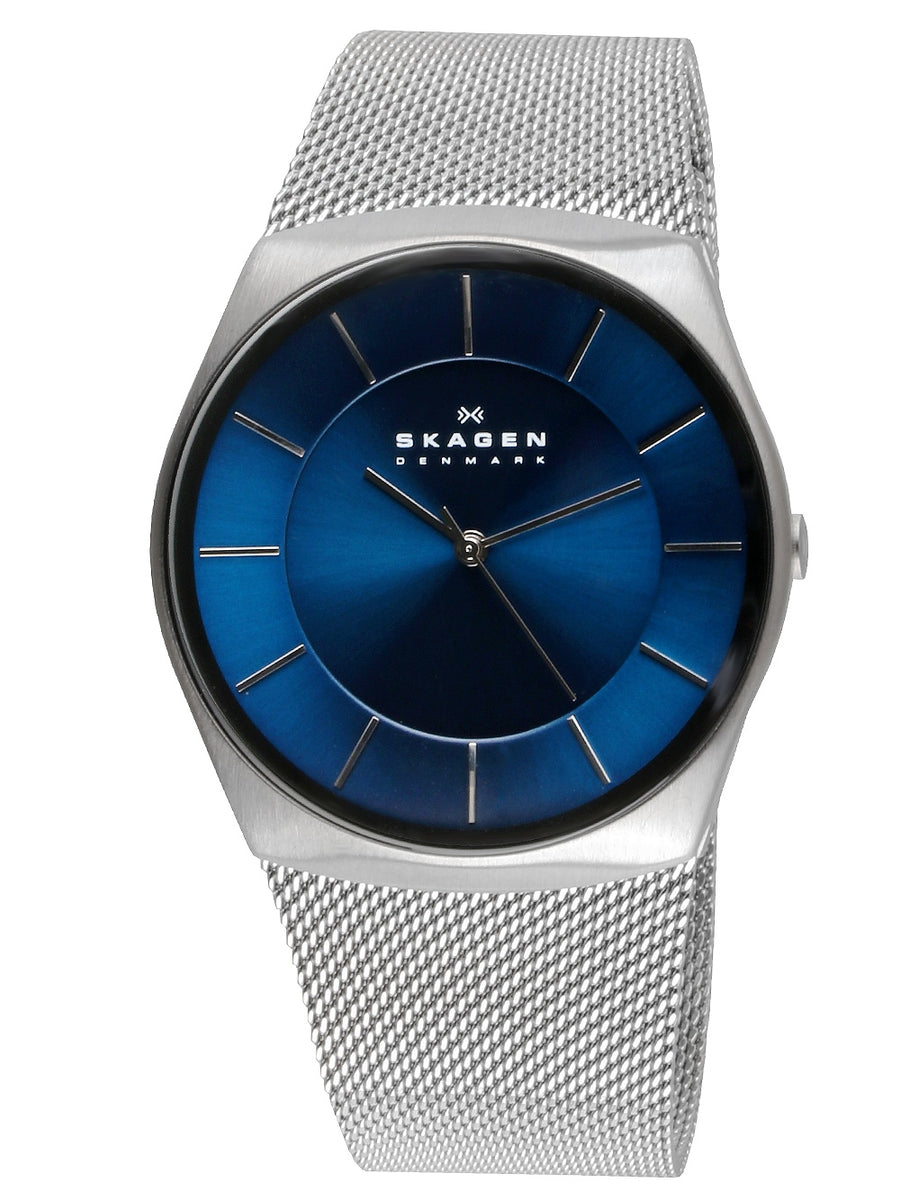 Skagen SKW6068 Classic Steel Mens silver blue 39 mm – ROYALITA