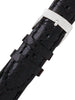 Morellato A01U0518339019CR18 black alligator watch band 18mm