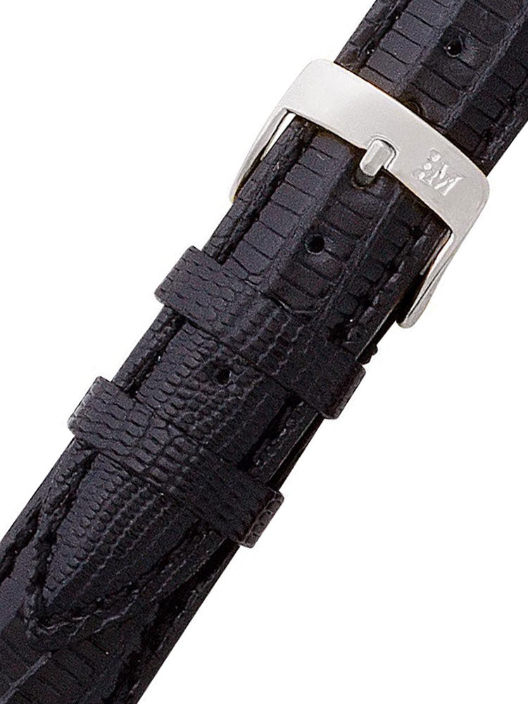 Morellato A01U0856041019CR16 black lizard watch band 16mm