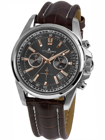 Jacques Lemans Liverpool 1-1117-1WN Chronograph Mens 44mm 10ATM