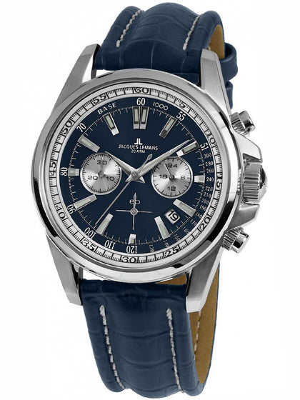Jacques Lemans Liverpool 1-1117.1VN Chronograph Mens 44mm 10ATM