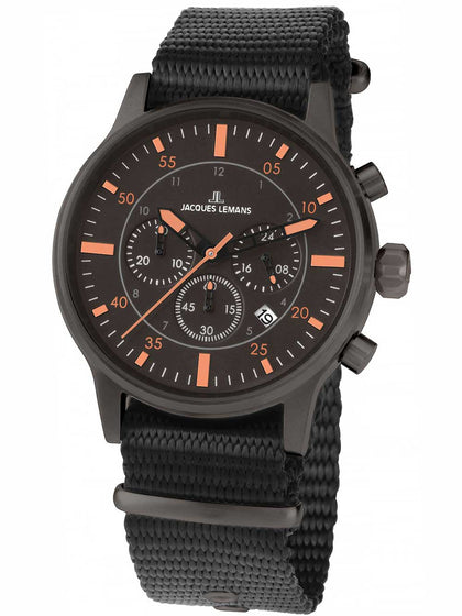 Jacques Lemans Porto Chronograph Men 1-1749C 44mm 10ATM