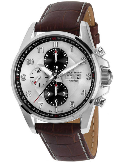Jacques Lemans Liverpool 1-1750B Automatic Chrono Mens 44mm