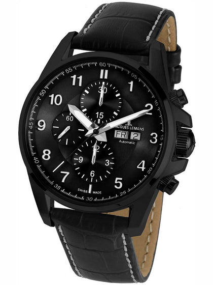 Jacques Lemans Liverpool 1-1750C Chronograph Mens 44mm 10ATM