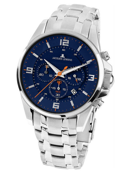 Jacques Lemans Liverpool 1-1799H Men Chrono 44mm 10ATM