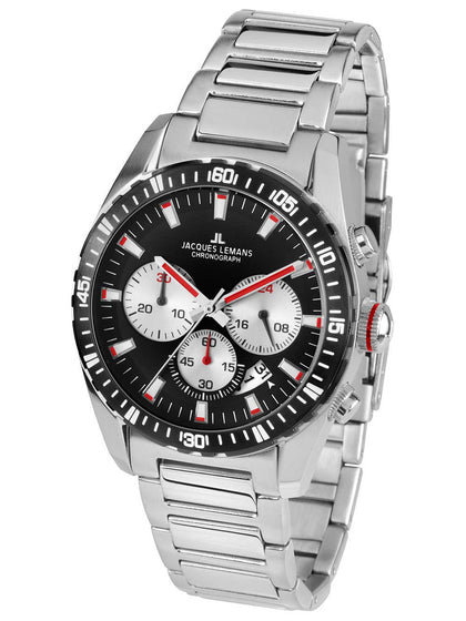 Jacques Lemans Liverpool 1-1801L Men Chrono 41mm 10ATM