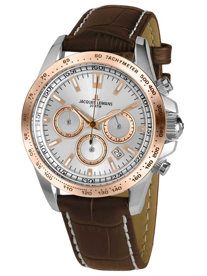 Jacques Lemans Liverpool 1-1836E Men Chrono 42mm 20ATM