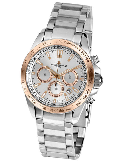 Jacques Lemans Liverpool 1-1836J Men Chrono 41mm 20ATM