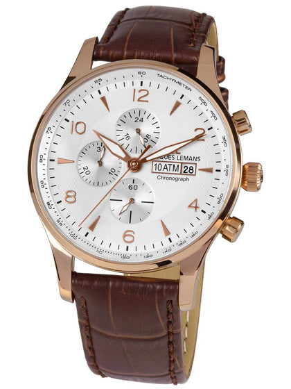 Jacques Lemans 1-1844F London Men Chrono 44mm 10ATM