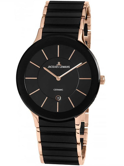 Jacques Lemans Dublin 1-1855C ceramic Men 38mm 5ATM