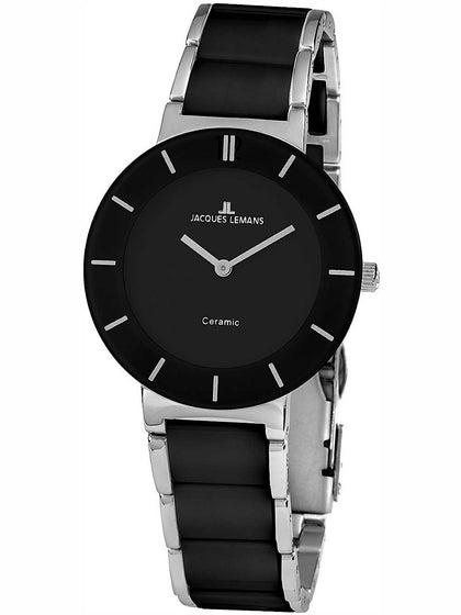 Jacques Lemans 1-1866A Dublin ceramic Men 38mm 5ATM