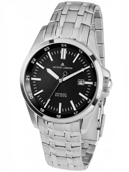 Jacques Lemans 1-1869C Liverpool Automatic Mens 44mm 20ATM