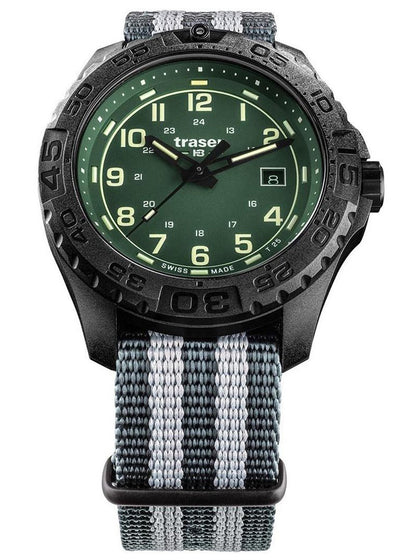 Traser H3 P96 109,039 ODP evolution green men 44mm 20ATM