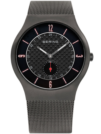 Bering Classic Gents 11940-377 gray carbon 40 mm