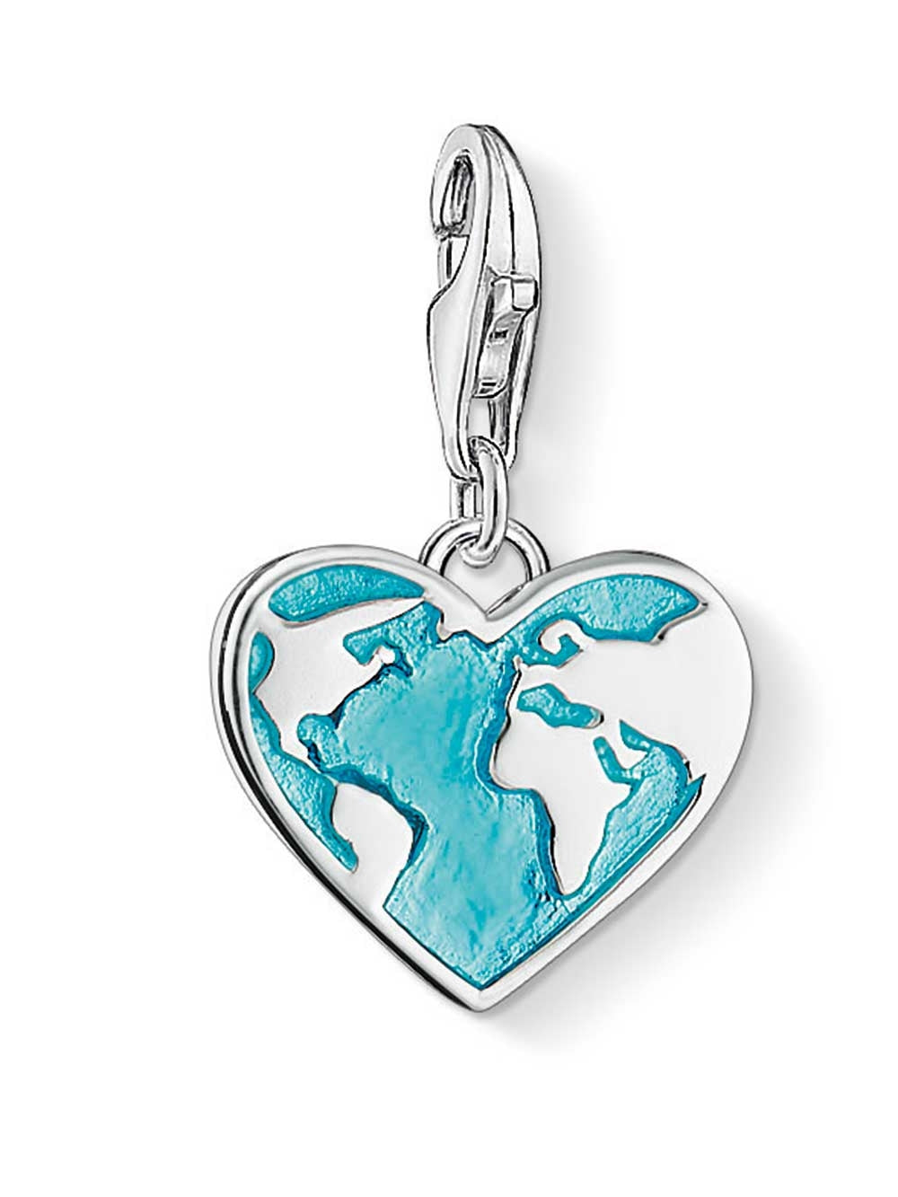 Thomas Sabo Charm 1429-007-17 Heart world map