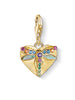 Thomas Sabo Charm 1810-295-7 heart with dragonfly Gold