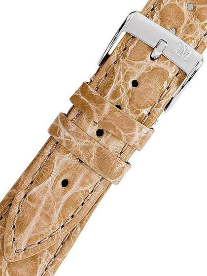 Morellato A01X2197052026CR18 beige crocodile leather watchband 20mm