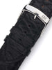 Morellato A01U3932A68019CR18 black alligator watch band 18mm