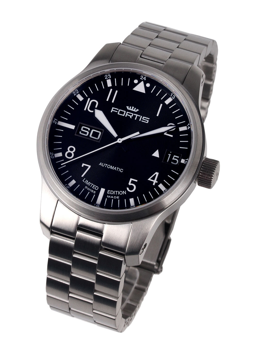 Fortis 700.10.81 M F-43 Flieger Big Day-Date 43 mm 20 ATM