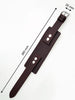 Perigaum replacement band P-0701 for u. P-0702 20 x 260 mm brown silver buckle