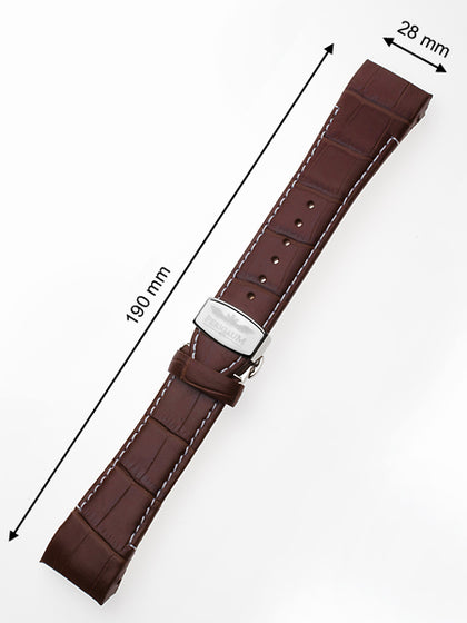 Perigaum replacement band P-0812 28 x 190 mm brown