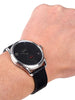 NIXON A465-008 C45 Leather Black Red 45mm 10ATM