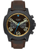 NIXON A940-2209 Ranger Chrono Leather Silver Saddle 44mm 10ATM