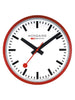 Mondaine A995.CLOCK.11SBC wall clock red 40 cm