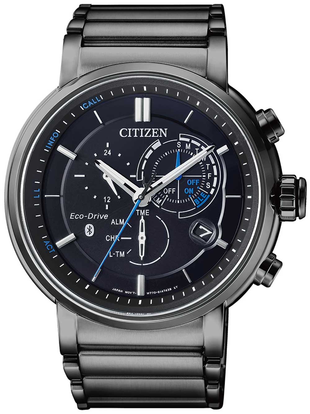 Citizen Eco-Drive BZ1006-82E Bluetooth Smart Watch 45mm 10ATM