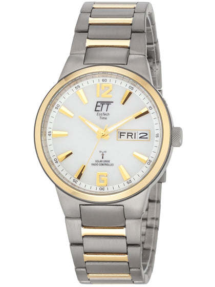 ETT EGT 11322-11M Solar Drive Radio Everest II titanium men 40mm