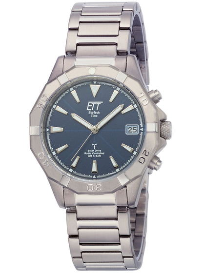 ETT EGT 11356-20M Solar Drive Radio RC Alaska titanium men 41mm
