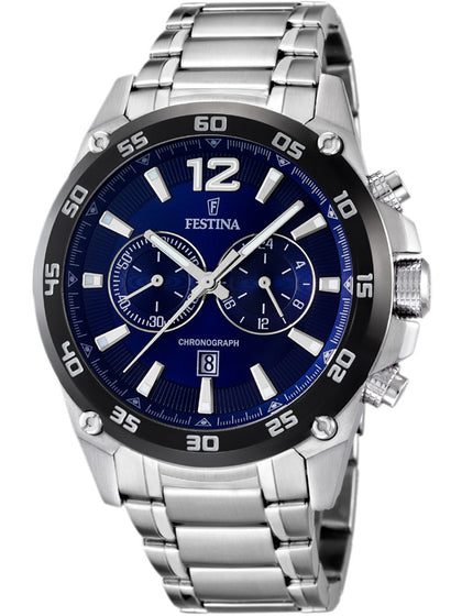 Festina Sport F16680 / 2 Chronograph Blue 47 mm 10 ATM