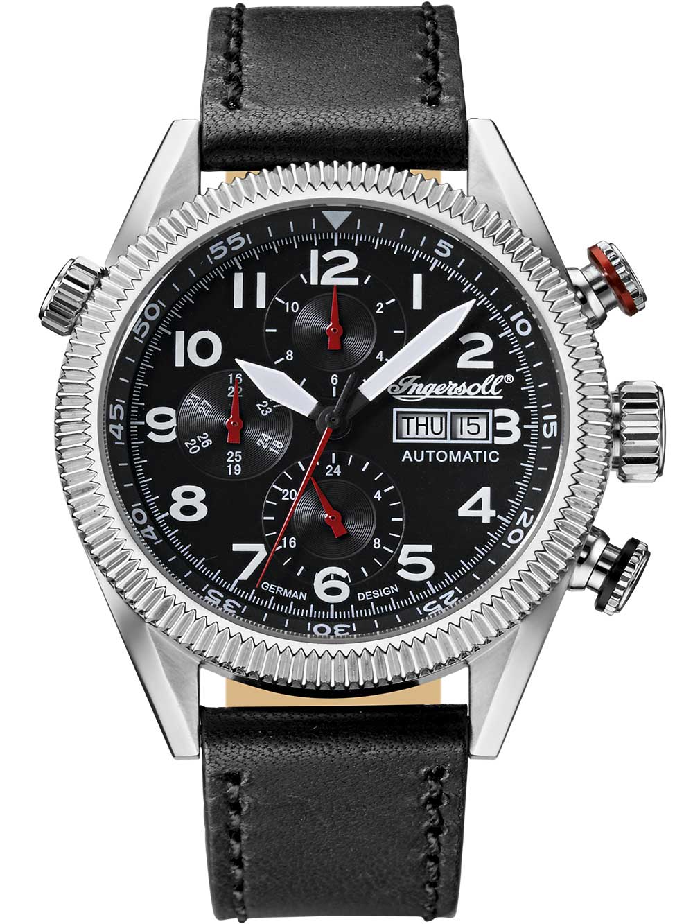Ingersoll IN1102BK Grizzly Men's Automatic 46mm 5ATM