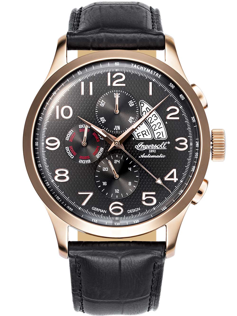 Ingersoll IN1514RBK Duwamish Automatic Mens 46mm 3ATM