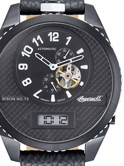 Ingersoll IN1716BBKW Automatic Mens 55mm 10ATM