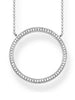 Thomas Sabo Necklace KE1651-051-14-L45v 45cm m. Anh. Circle Gross