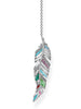 Thomas Sabo Necklace KE1748-340-7-L45v 45cm m. Anh. Feather