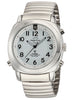 Master Time MTGA-10633-11M speaking radio clock German men 42mm