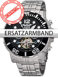 Perigaum replacement band stainless steel P-1104 silver