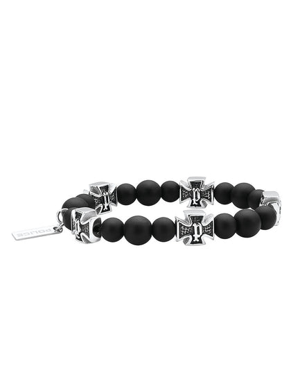 Police Bracelet PJ26169BSS.01 Cross Ball 18cm