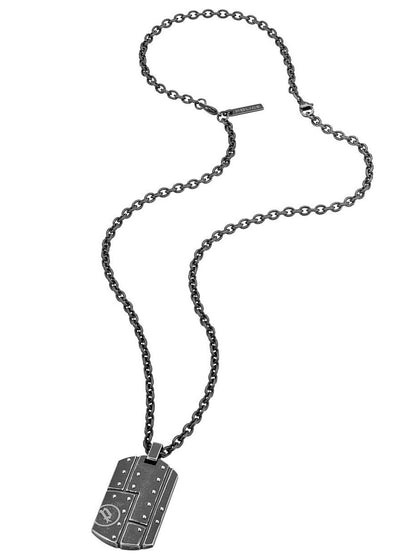 Police Necklace Airplane m. Anh. PJ26204PSE.02 70cm