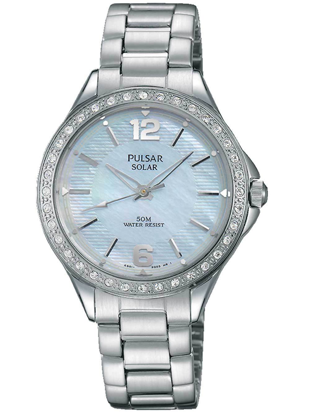 Pulsar PY5009X1 solar watch ladies with Swarovski 32mm 5ATM