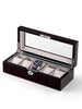 Rothschild watch box RS-2030-5C for 5 watches cherry