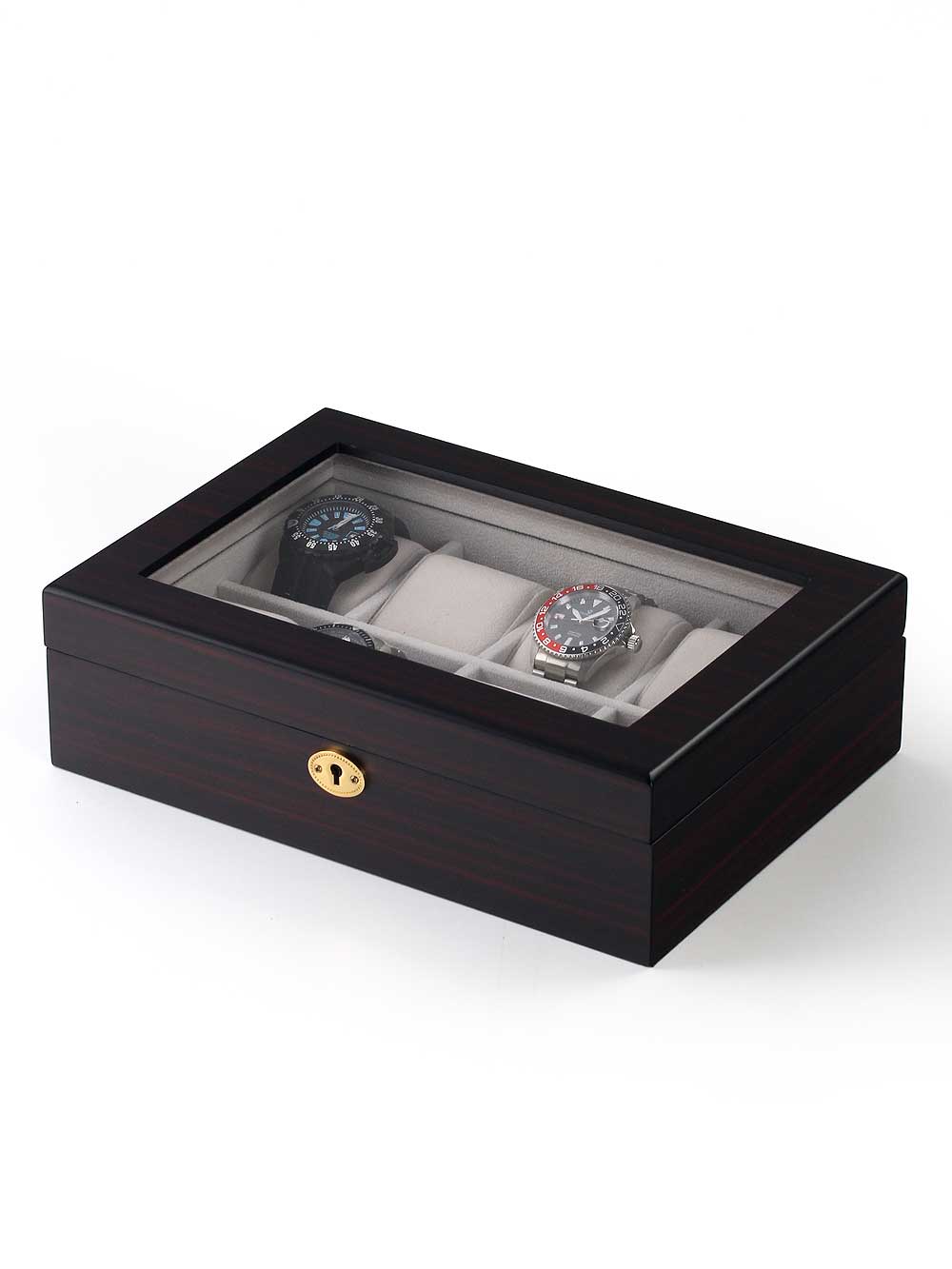 Rothschild watch box RS-2105-8E for 8 Watches Ebony