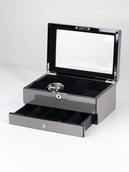 carboxylic Rothschild watch box RS-2268-8CA for 8 watches