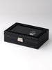 Rothschild watch box RS-3361-8BL for 8 watches black